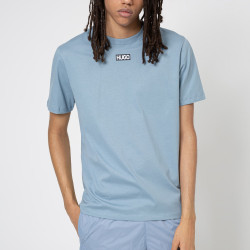 T-shirt HUGO Durned212 Regular Fit Bleu