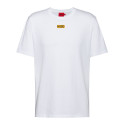 T-shirt HUGO Durned212 Regular Fit Blanc