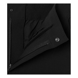 Pantalon Lacoste Stretch noir avec boutons à la taille et aux chevilles