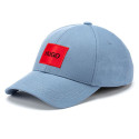 Casquette Hugo boss Men-X 576 Bleu à panneaux en twill de coton avec logo