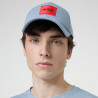 Casquette Hugo boss Men-X 576 Bleu à panneaux en twill de coton avec logo