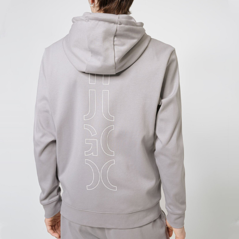 Sweat à capuche HUGO Deerio Gris