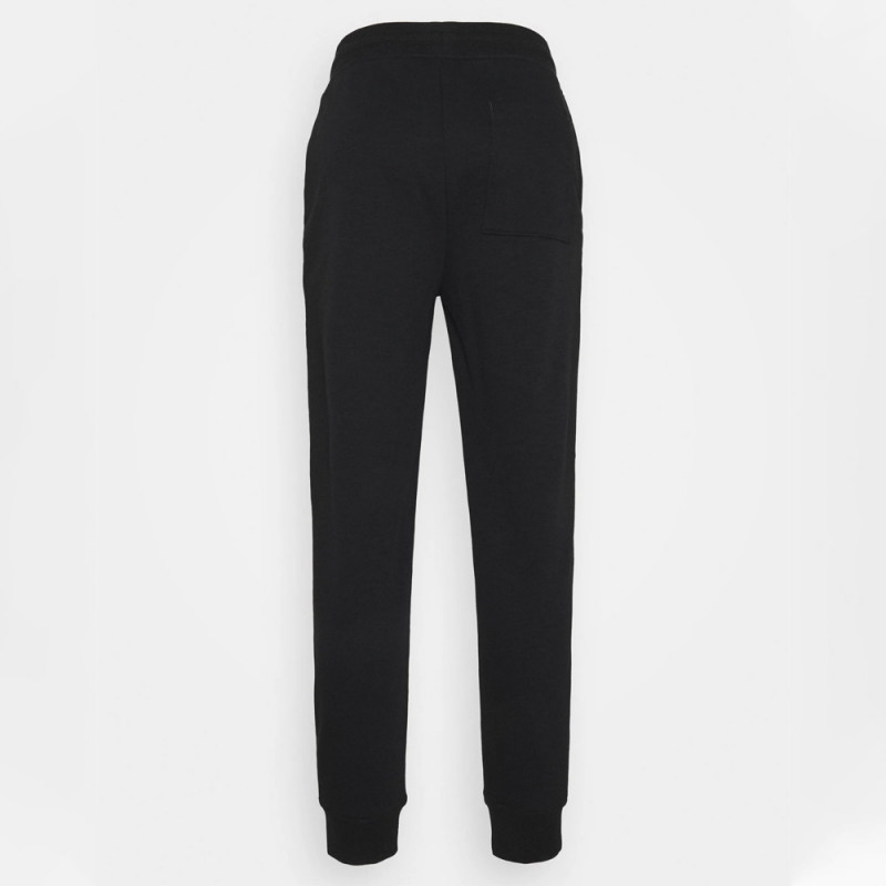 Pantalon de survêtement HUGO Dohagi  noir en molleton avec logo et motif calligraphique artistique