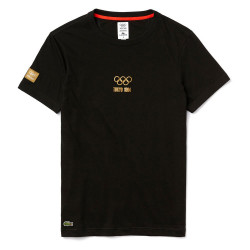T-shirt Lacoste Edition Tokyo Olympique Noir