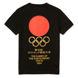 T-shirt Lacoste Edition Tokyo Olympique Noir