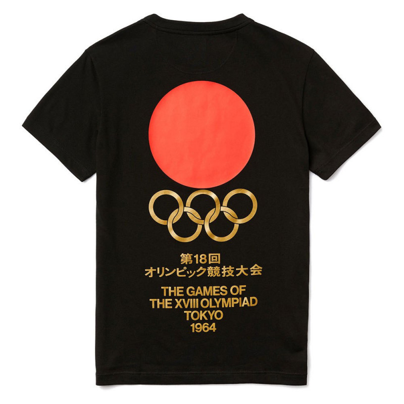 T-shirt Lacoste Edition Tokyo Olympique Noir