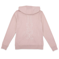 Sweat zippé à capuche HUGO Deerio Rose