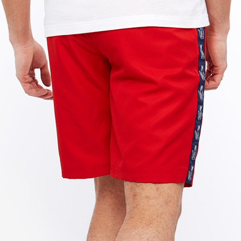 Short Lacoste SPORT bicolore avec bandes signature DB3