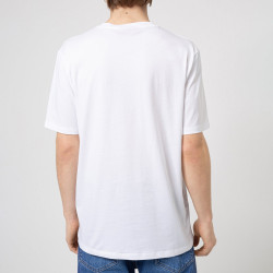 T-shirt Hugo Dero212 Blanc uni en coton