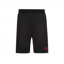 Homme Vêtements Shorts Shorts casual Short à logo Coton HUGO pour homme en coloris Noir 