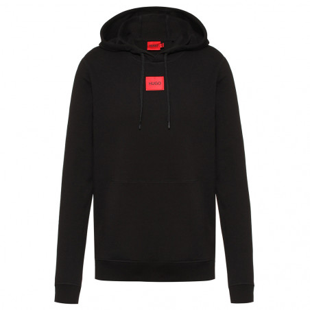 Sweat HUGO à capuche en molleton Noir Daratschi214 chez DM'Sports !