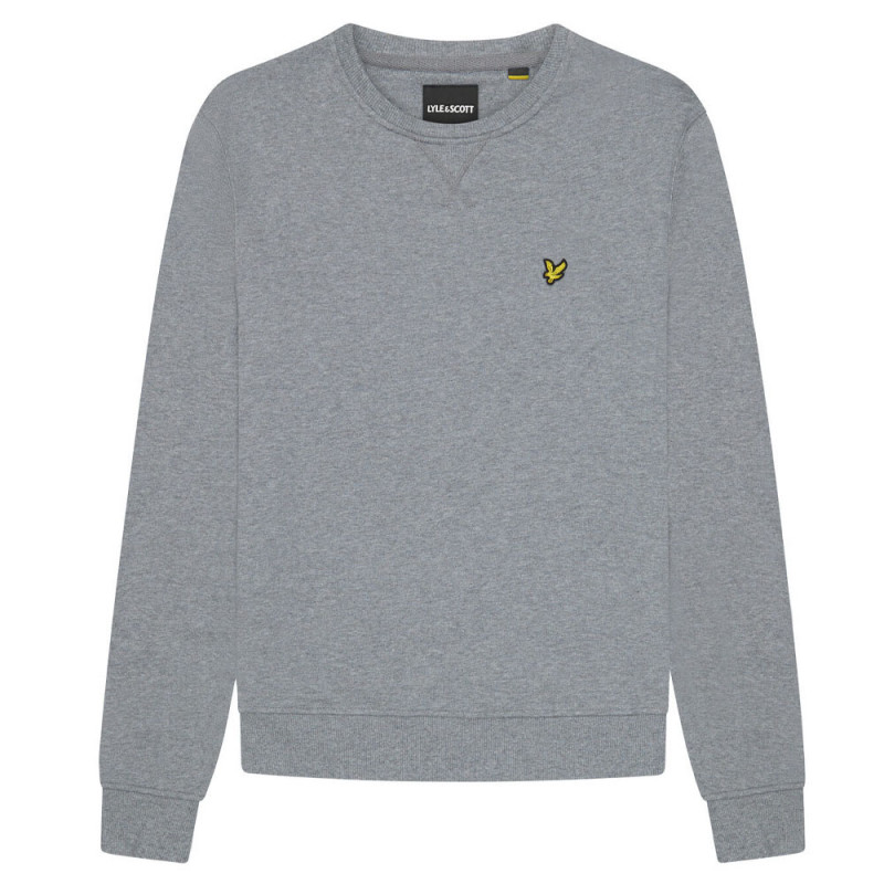 Sweat à col rond Lyle & Scott gris chez DM'Sports