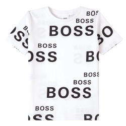 T-shirt blanc Boss pour enfant