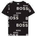 T-shirt noir Boss pour enfant
