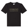 T-shirt noir Boss pour enfant en vente chez DM'Sports