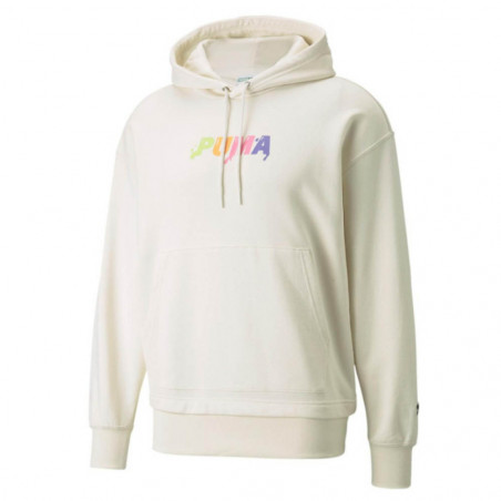 Sweat Puma Downtown Graphic beige pour homme chez DM'Sports