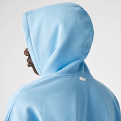 Sweatshirt unisexe Lacoste L!VE loose fit à capuche badge L chez DM'S