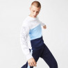 Sweatshirt Lacoste à col rond en molleton color-block chez DM'Sports !