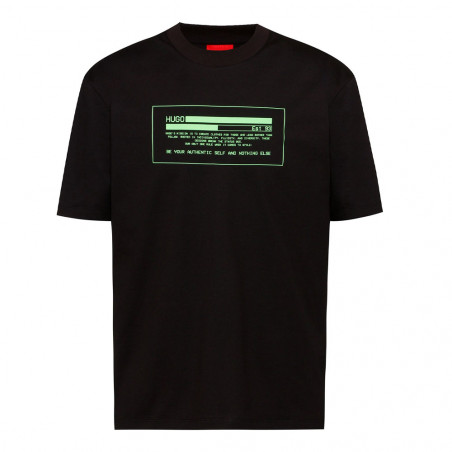 T-shirt Hugo Danford noir en vente chez DM'Sports