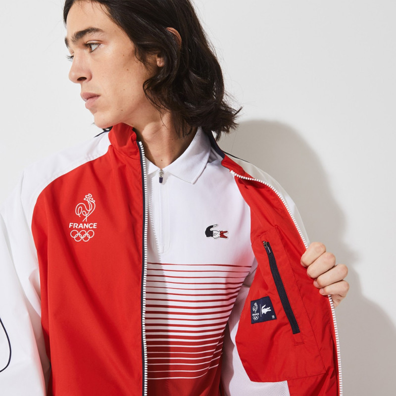 Veste Lacoste Sport Olympique Rouge chez DM'Sports