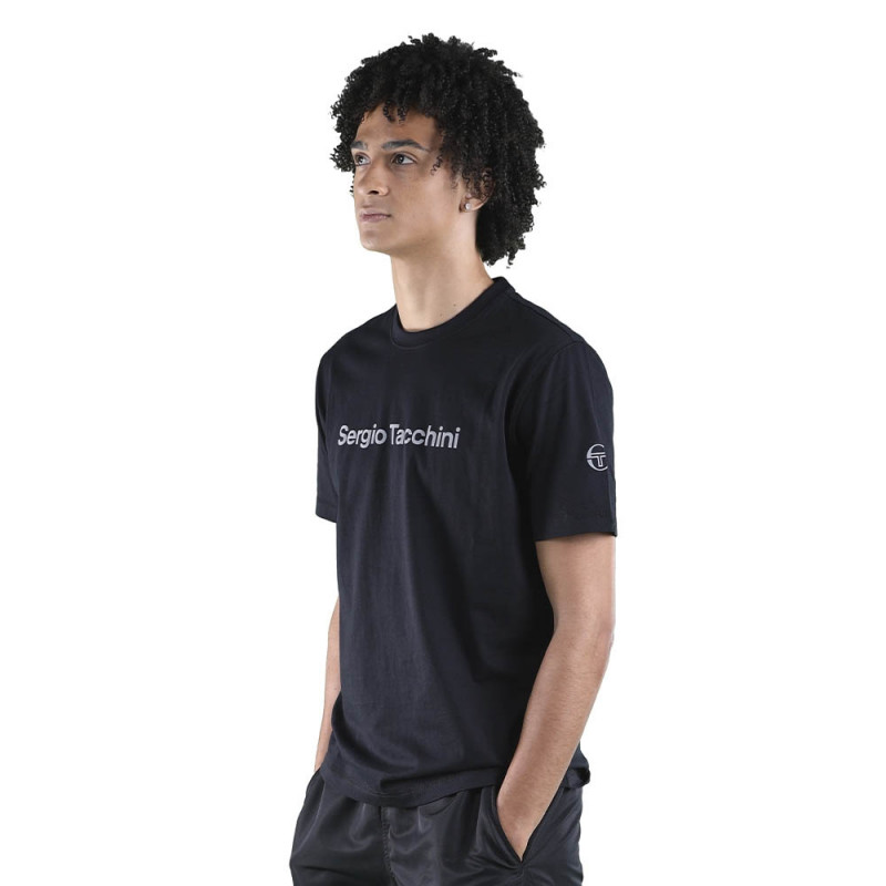 T-shirt Sergio Tacchini Robin Noir chez DM'Sports