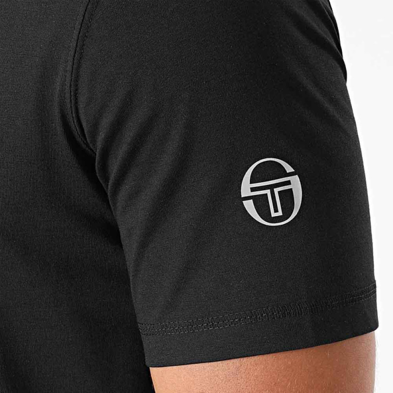 T-shirt Sergio Tacchini Robin Noir chez DM'Sports