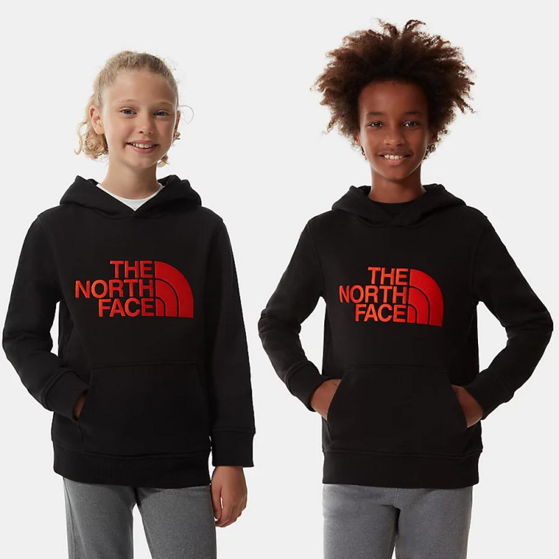 Sweat à capuche The North Face noir enfant