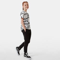 T-shirt The North Face enfant dome blanc