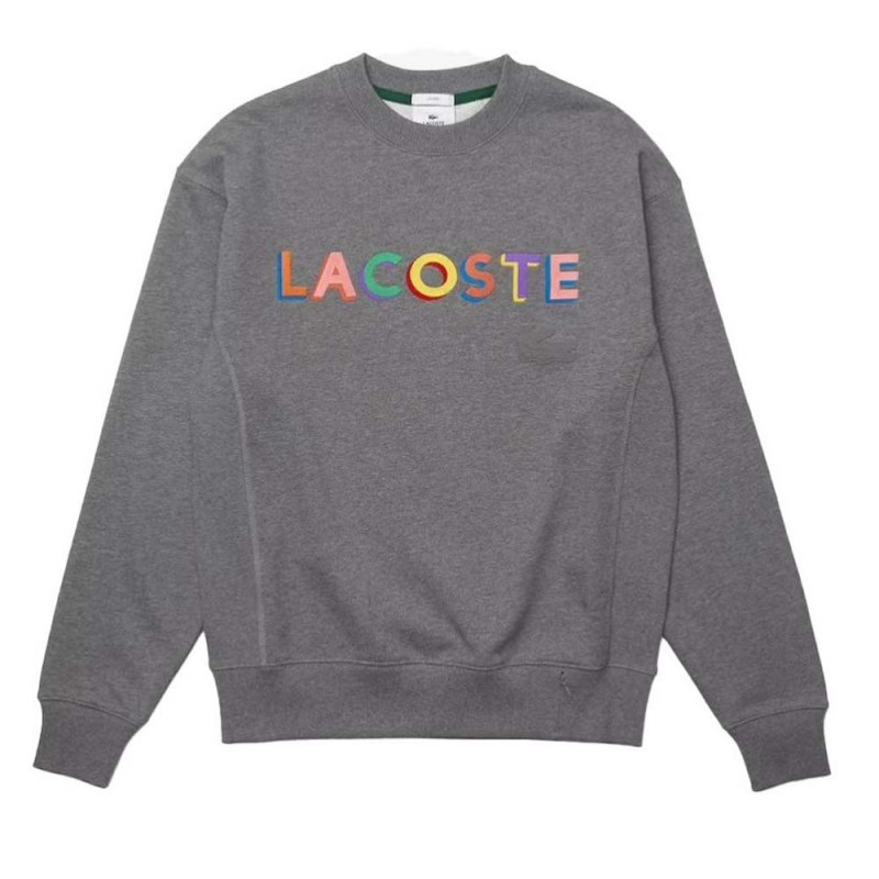 Sweatshirt Homme Lacoste en molleton gratté Chez DM'Sports