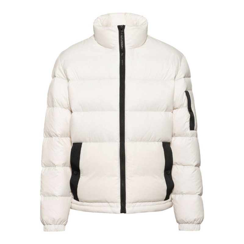 Doudoune matelassée en tissu recyclé avec logo Biron2141 blanc