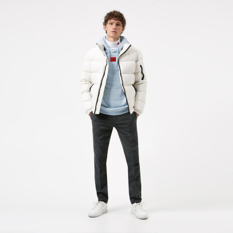 Doudoune blanche Hugo