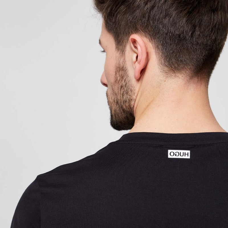 T-shirt Hugo Dutley noir en ligne sur DM'Sports
