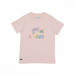 T-shirt Lacoste Enfant Rose