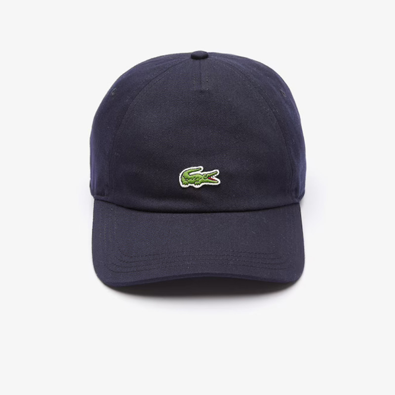 Casquette Lacoste en coton biologique avec crocodile