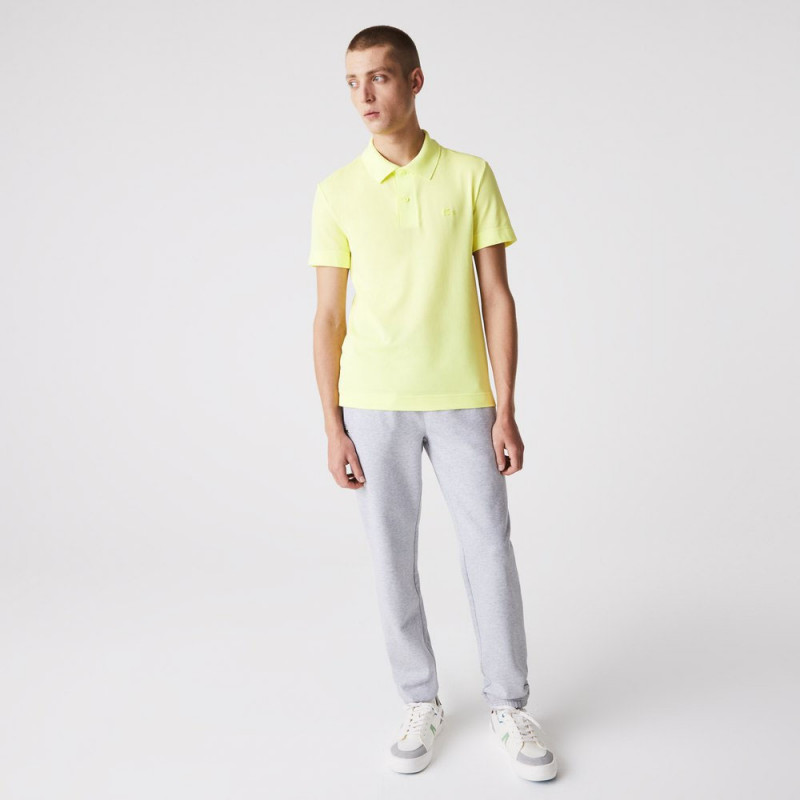Polo Lacoste Slim fit jaune pour homme