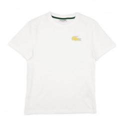 T-shirt à manches courtes Lacoste beige FEMME