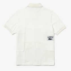 Polo Lacoste L!VE Héritage relax fit en piqué et éponge chez DM'Sports