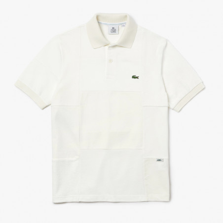 Polo Lacoste L!VE Héritage relax fit en piqué et éponge chez DM'Sports