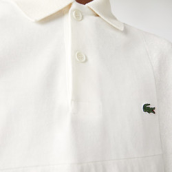 Polo Lacoste L!VE Héritage relax fit en piqué et éponge chez DM'Sports