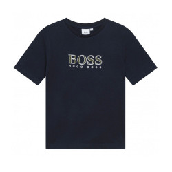 T-shirt Boss enfant bleu marine