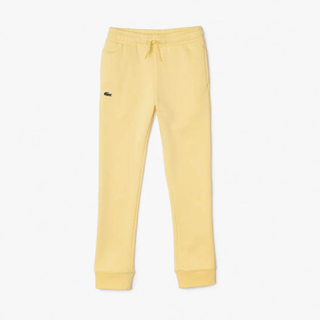 Jogging Lacoste SPORT Enfant en molleton uni jaune