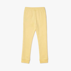 Jogging Lacoste SPORT Enfant en molleton uni jaune
