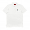 Polo Hugo Dichio blanc pour homme