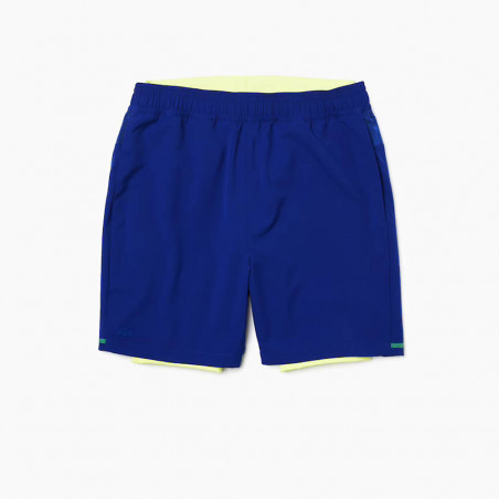Short Lacoste SPORT 3 en 1 avec cycliste amovible contrasté