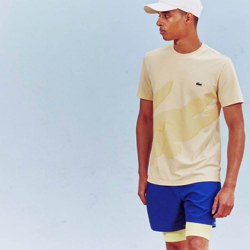 Short Lacoste SPORT 3 en 1 avec cycliste amovible contrasté