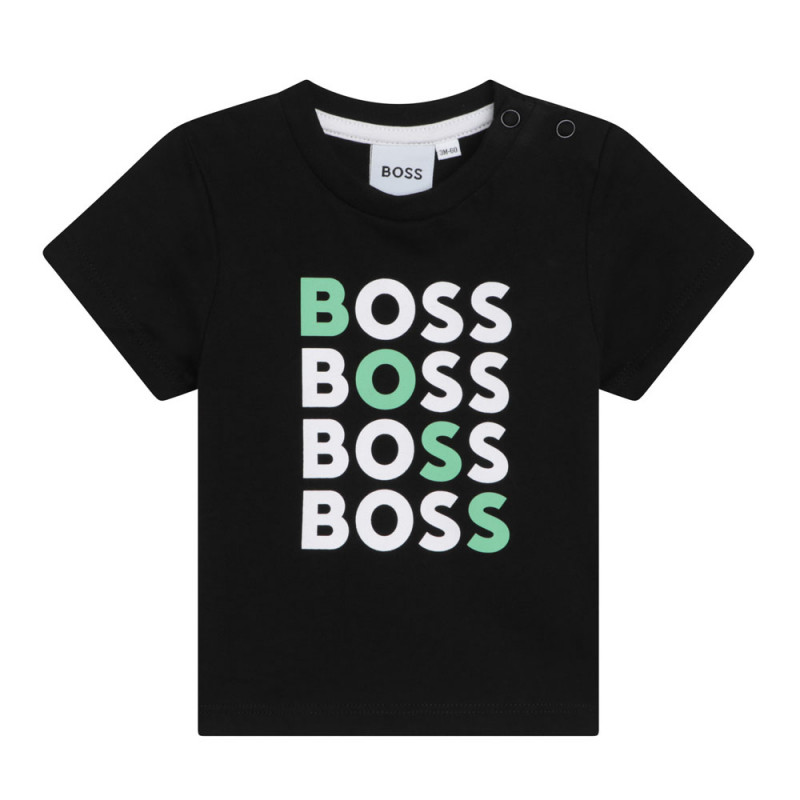 T-shirt Boss bébé noir