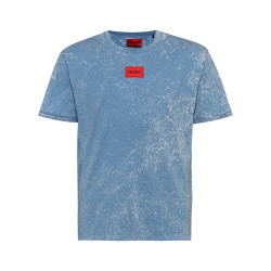T-shirt Hugo Boss en jersey de coton teint à la poudre - 50466204-421