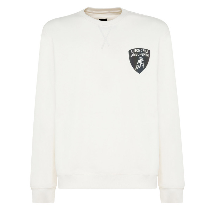 Sweat à col rond Automobili Lamborghini 72XBI007 blanc