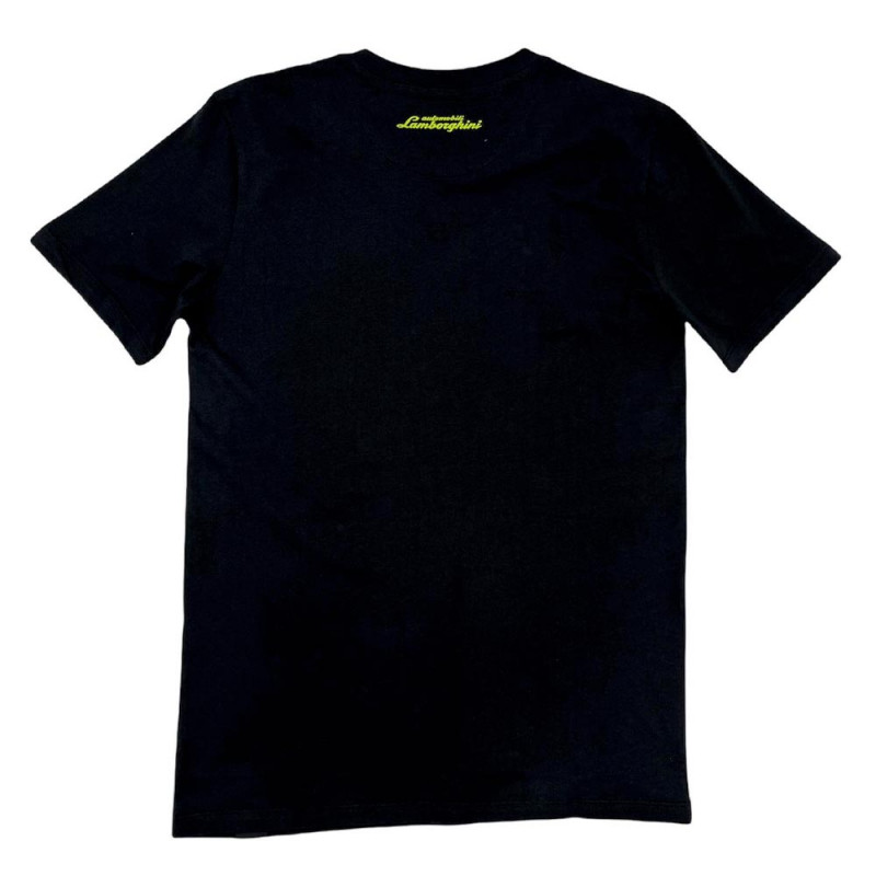 T-shirt Automobili Lamborghini 72XBH009 noir pour homme