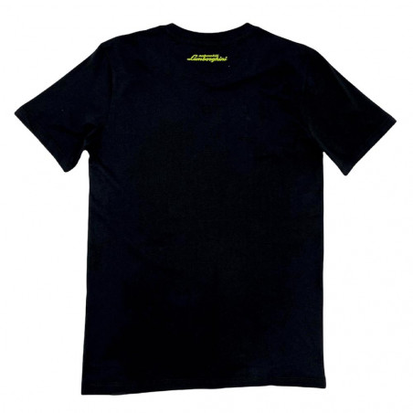 T-shirt Automobili Lamborghini 72XBH009 noir pour homme